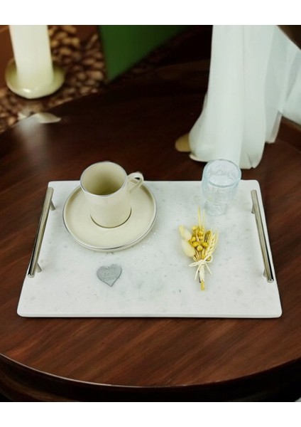 Gentle Damat Kahve Fincan Tepsisi