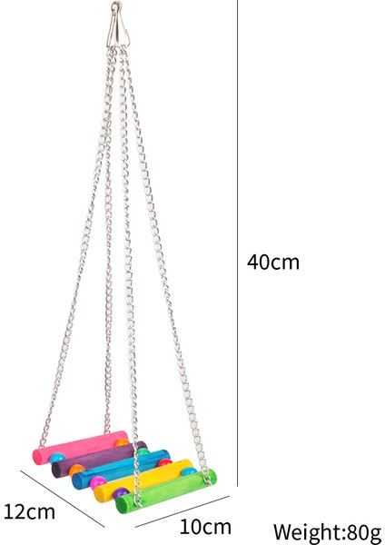 Büyük Top 5 Adet Tarzı Papağanlar Için Asma Kafes Oyuncakları - Güvenilir Kemirilebilir-Sallanan Kemirileme Köprüsü Ahşap Boncuk Top Zil (Yurt Dışından) fırsatları