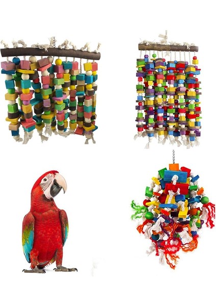 Boyut 3 Tarzı Büyük Kuş Oyuncakları Ağaç Kuş Oyuncakları Papağan Kuş Oyuncakları Aksesuarları Büyük Papağan Kafesi Isırma Oyuncak Afrika Gri Macaws Kakadular Için (Yurt Dışından) fırsatları