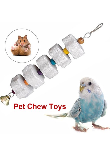 1 Çiçek Stili Kuş Çıngırak Oyuncak Hamster Diş Yeme Aracı Papağan Kafes Dekorasyon Diş Temizleme Araçları Tavşan Pet Malzemeleri Muhabbet Kuşu Malzemeleri (Yurt Dışından) fiyatları