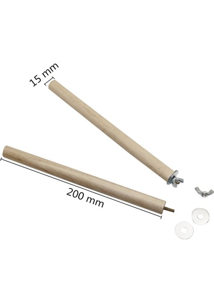 1 Adet Tarzı Doğal Ahşap Kavrama Çubuğu Asılı Oyuncağı Kuş Eğitim Aksesuarı - Kuşlar Için Ahşap Kuş Oturma Çubuğu (Yurt Dışından) modelleri