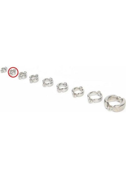 No.11 Stili Evcil Kuş Güvercin Papağan Ayak Yüzüğü Paslanmaz Çelik Zincir Kuş Malzemeleri Papağan Uçuşu Engelleme Çekiş Zinciri Ayak Yüzüğü Aksesuarları (Yurt Dışından)