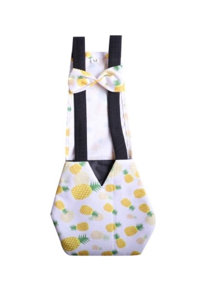 No.4 Tarzı M Beden Güzel Naylon Baskılı Yıkanabilir Ördek Bebek Bezi Tavuk Kaz Ayarlanabilir Yıkanabilir Bez Giysi Kurdele Tasarımı Elastik Bant ile (Yurt Dışından)