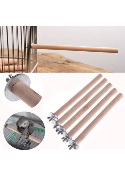 1.5X10CM Tarzı Kafes Kuş Oyuncakları Dal Askı Standı Papağan Ağaç Dalları Tüy Perçinleri Ağaç Dal Tutucu Perçinler Ahşap Askı Standı #w5 (Yurt Dışından)