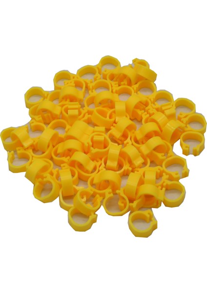 Sarı Stil Kuş Ayak Klips Halka Güvercin Eğitim Aracı Renkler Kuş Papağan Yüzük Tanımlama Hayvan Malzemeleri (Yurt Dışından) indirimleri