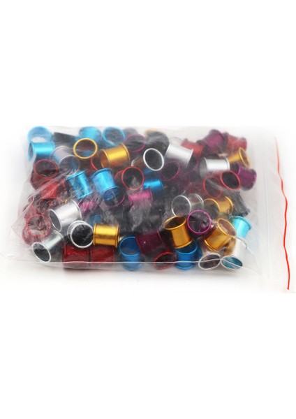 Çok Renkli Stil 100 Adet Kuş Ayak Alüminyum Ayak Halkası Kuş Taşıyıcı Kimlik Iç Çap 8mm Uzunluk 10MM Parlak Renkler Kuş Ayak (Yurt Dışından) indirimleri