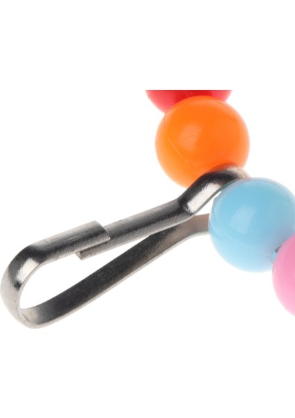 Resimlerin Stili Gösterdiği Gibi 1 Adet Doğal Ahşap Kuş Değnek Papağanlar Asılı Sallanan Kafes Renkli Boncuklar Ziller (Yurt Dışından) fiyatları