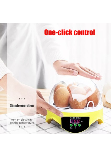 7 Yumurta Kuluçka Makinesi Yumurta Tepsisi Yavru Makinesi Otomatik Akıllı Sıcaklık Kontrolü Bıldırcın Papağan Ev Aracı (Yurt Dışından)