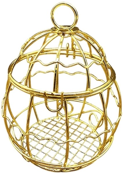 1 Adet Tarzı Açık Hava Kuş Besleyicisi ve Sincap Geçirmez Metal Kuş Besleyicisi Ağır Top Asılı Alet (Yurt Dışından)