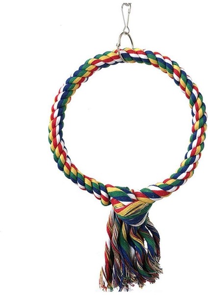 Çap 25CM Tarzı Kafes Salıncağı Çıtçıt Halat Halka Oyuncak Papağan Budgie Muhabbet Kuşu Kafes Tüy Kafesi Standı Için E-Commerce Ürün Başlığı (Yurt Dışından)