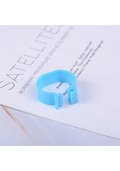 Mavi Stil 2.0 cm Iç Çaplı Tavuk Halkası Tavuk Bacak Güvercin Bandı Kümes Kuşları Sülün Kaz Civciv Ördek Papağan Kelepçe Halkaları (Yurt Dışından)