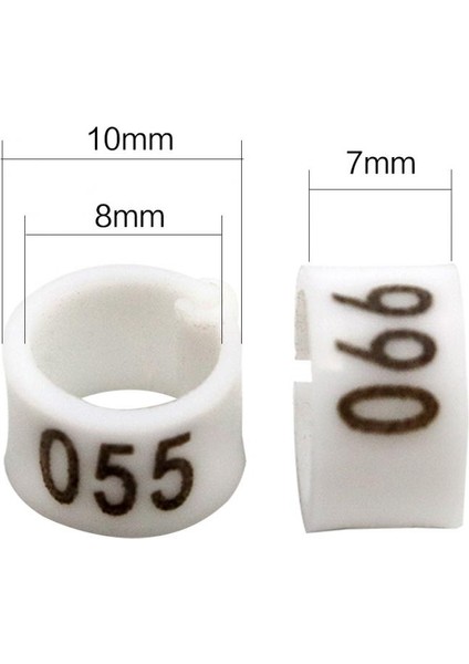 Kırmızı Stil 100 Adet Renkler Güvercin Ayak Halkaları 8mm Kelimeler ile Plastik Klips Halka Güvercin Güvercin Bıldırcın Ayak Halkası Çiftlik Hayvan Eğitim Malzemeleri (Yurt Dışından) modelleri