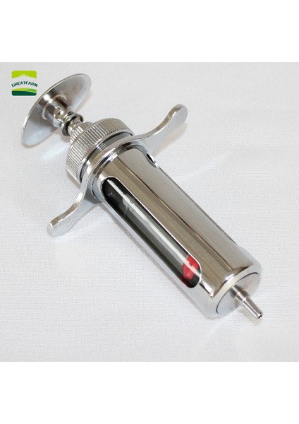 Gümüş Tarzı 20ML 20ML Metal Şırınga Paslanmaz Çelik Domuz Keni Hayvan Veteriner Enstrümanları Kısa Hayvan Şırıngası (Yurt Dışından) fiyatları