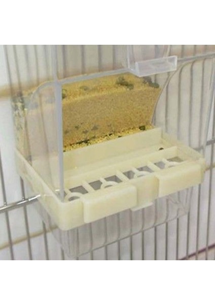 Küçük Boy Kuş Kümesi Otomatik Akrilik Yiyecek Saklama Kabı Papağan Güvercin Sıçrama Geçirmez 0.5cm (Yurt Dışından) fırsatları