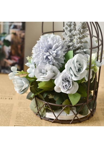 No.10 Tarzı Retro Kuzey Avrupa Tarzı Kuş Kafesi Asma Çiçek Standı Raf Demir Balkon Kuş Kafesi (Yurt Dışından) fırsatları