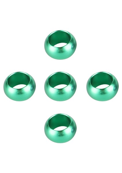 Yeşil Stil Iç Çap 8mm Kuş Alüminyum Ayak Yüzüğü Iç Çapı Güvercin Papağan Kuş Dış Mekan Uçuş Eğitimi Tanımlama Yarış Malzemeleri (Yurt Dışından)