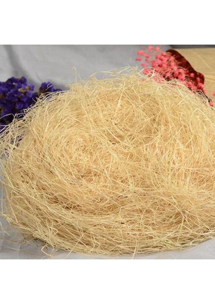 30G Jüt Yerleşme Malzemesi Kuşlar Için Yuvanın Lif Kuşlar Kanaryalar Saka Yuvayı Dolu Ot Kafes Aksesuarları Dekorasyon (Yurt Dışından)