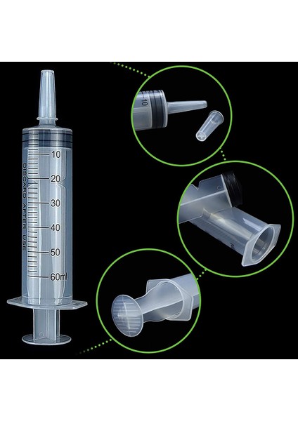 60 ml Tekrar Kullanılabilir Büyük Büyük Hidropolastik Besleyici Steril Sağlık Ölçüm Şırınga Araçları Kedi Mama Aksesuarları (Yurt Dışından) fırsatları