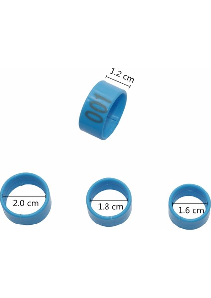 Yeşil Stil 1,6 cm 1.6cm.8cm.0cm Plastik Açık Tip Tavuk Ördek Kaz Dijital Ayak Halkası Kümes Hayvancılık Ekipmanı (Yurt Dışından) fiyatları