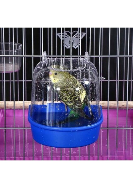 Kırmızı Stil Plastik Kuş Su Banyo Kutusu Banyo Küveti Papağan Için Muhabbet Kuşu Aşk Kuşu Kafes Askılı Kase Muhabbet Kuşu Kuş Banyosu Güvercin Malzemeleri (Yurt Dışından) fiyatları