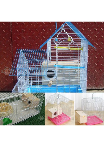 NO.948788 Stili Kuş Yuvası Ahşap Kuş Evi Kafes Pet Aksesuarları Ev Balkon Dekorasyonu (Yurt Dışından) modelleri