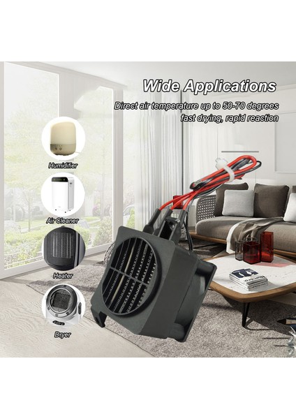 220 V 300W Inkübatör Isıtıcısı Iletken Tip Ptc Seramik Hava Isıtıcısı Fanlı Elektrikli Isıtma Aracı 90*60MM Isıtıcı (Yurt Dışından) fiyatları