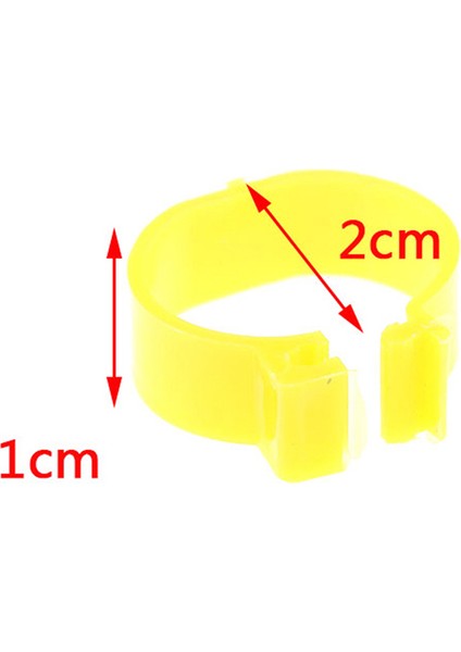 Yeşil Stil 2.0 cm Iç Çaplı Tavuk Halkası Tavuk Bacak Güvercin Bandı Kümes Kuşları Sülün Kaz Civciv Ördek Papağan Kelepçe Halkaları (Yurt Dışından) fiyatları