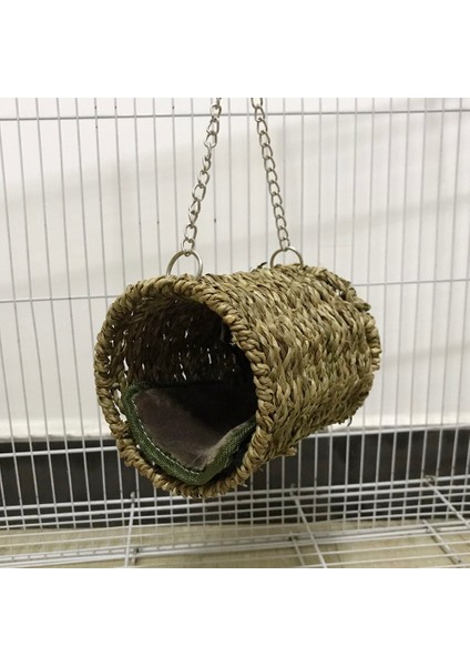 Ahşap Renk Stili Yeni Papağan Yuva Hamak Asılı Kuş Kafesi Sıcak Kış Kuş Kafesi Yatak Oyuncaklar Hamster Evi Papağan Kafesi Süs Dekorasyon (Yurt Dışından) fırsatları