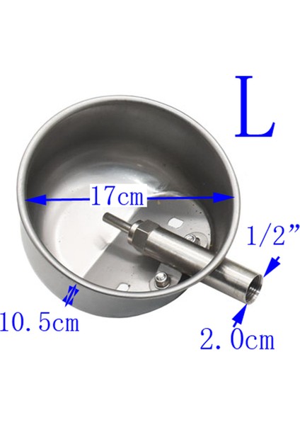 S Tarzı M Beden Çelik Içme Suyu Tepsisi Domuz Otomatik Içme Tesisatı Hayvan Çiftliği Için (Yurt Dışından)