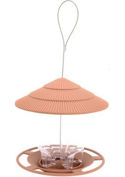 03 Yetişkin Tarzı 16.5X16.5X18CM Yeni Su Geçirmez Çardak Asılı Yabani Kuş Yuvası Dış Mekan Konteyneri ile Askı Halatı ile Kuş Evi Türü Dış Mekan Dekorasyon (Yurt Dışından)