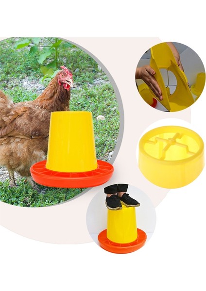 Sarı Stil Tavuk Kümesi V Şeklinde Giriş ve Plastik Tohum ve Su Dağıtıcı Dış Mekan Pratik Kuş Yem ve Su Içirici E-Ticaret Ürünü (Yurt Dışından) fırsatları