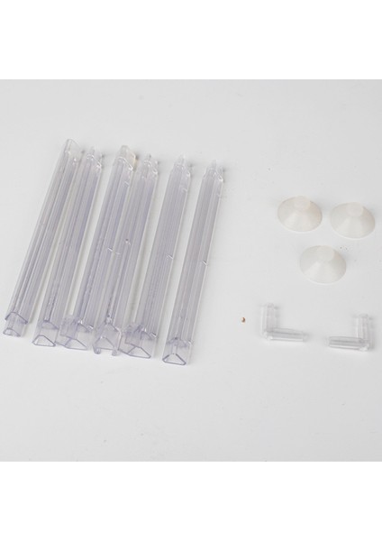 Şeffaf Stil Akvaryum Balık Tankı Hava Taşı Kabarcık Duvarı Havalandırma Hortumu Plastik Hava Perdesi Oksijen Pompası Diffüzör Yüksek Verimlilik (Yurt Dışından) indirimleri