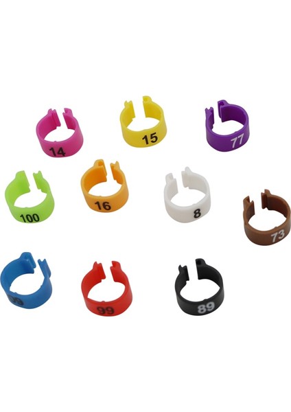 Mavi Stil 10MM Dijital Kuş Ayak Halkası Güvercin Eğitim Aracı Renk Tanımlama Halkası Kuş Malzemeleri Papağan Ayak Klipsi Halka (Yurt Dışından) fiyatları