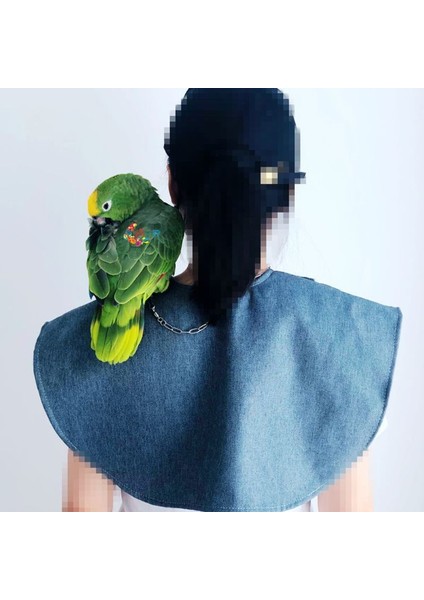 Mavi Stil Muhabbet Kuşu Için Anti-Çizik Omuz Koruyucu Askı Kuş Baldıran Oyuncakları Çok Fonksiyonlu Pet Ped Bebek Bezi Şal Küçük Orta Boyutta (Yurt Dışından) modelleri
