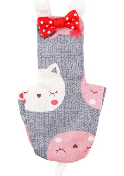 Gri Kedi Stili L Beden Papağan Bebek Bezi ve Papyon Sevimli Renkli Meyve Çiçekli Muhabbet Kuşu Güvercin Küçük Orta Büyük Evcil Kuş Uçan Kıyafetler Yıkanabilir (Yurt Dışından)