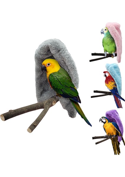 Gri Stil 18X28CM Kuş Hamak Çadır Rüzgar Geçirmez Kürk Papağan Kafes Asılı Mağara Sıcak Muhabbet Kuşu Kış Küçük Evcil Hayvanlar Gizlenme Kuşlar Pamuk Yuva Aksesuarları (Yurt Dışından) fiyatları