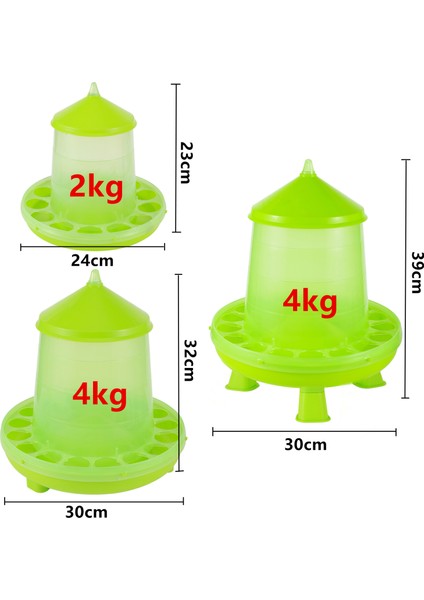 2kg Tarzı Tavuk Otomatik Yem Kabı Tavuk Kümesi Hayvan Besleme Ekipmanı - 2kg (Yurt Dışından) modelleri