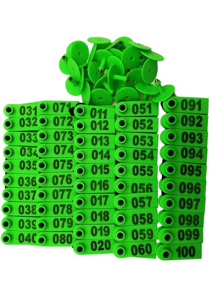 Sarı Stil Koyun Kulak Etiketi Lazer Tipi Bakır Başlı Küpeler Hayvan Malzemeleri (Yurt Dışından) fiyatları