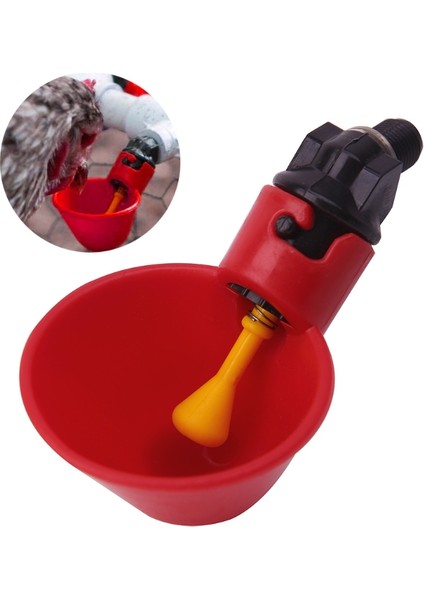 Kırmızı Stil M Beden Kümes Hayvanı Su Içme Bardakları Plastik Kümes Tavuk Tavuk Buzağı Otomatik Içme Aracı (Yurt Dışından) modelleri