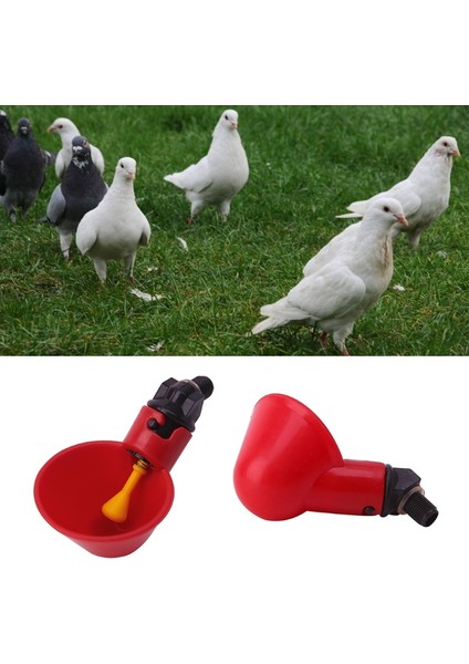 Kırmızı Stil M Beden Kümes Hayvanı Su Içme Bardakları Plastik Kümes Tavuk Tavuk Buzağı Otomatik Içme Aracı (Yurt Dışından) fırsatları
