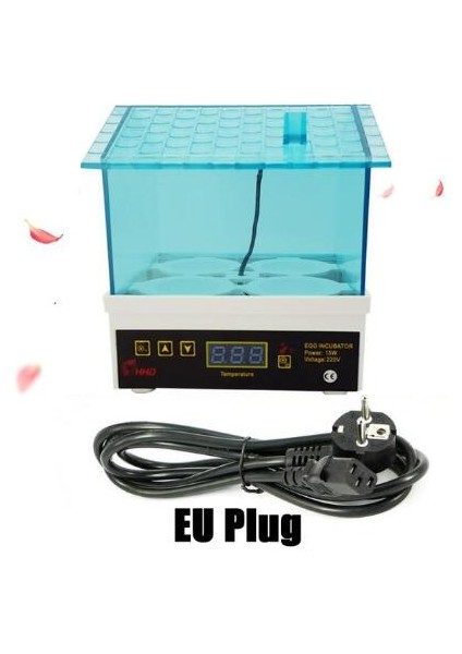 Ab Fiş Tarzı 220V Çin Hhd 4 Yumurta Incübatörü Mini Kuluçka Makinesi Otomatik Dijital Kanatlı Yavru Kuluçka Tavuk Ördek Kuş Güvercin Bıldırcın Yumurtası Için (Yurt Dışından)