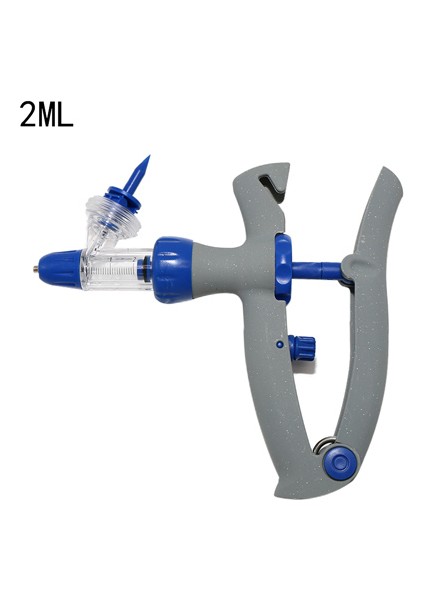 2ml Stili 9X15 Otomatik Sürekli Enjektör Hayvan Ayarlanabilir Enjektör Tavuk Kuş Kümes Hayvanı Dayanıklı Aşı Enjekte Iğneler Veteriner Araçları (Yurt Dışından)