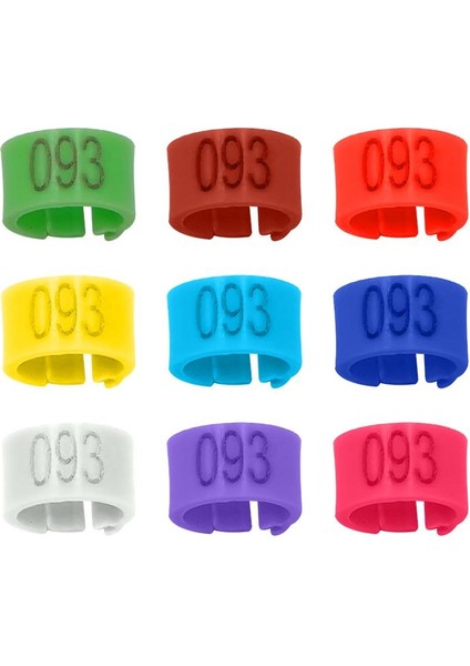 Pembe Tarzı 100 Adet Renkler Güvercin Ayak Halkaları 8mm Kelimeler ile Plastik Klips Halka Güvercin Güvercin Bıldırcın Ayak Halkası Çiftlik Hayvan Eğitim Malzemeleri (Yurt Dışından) fiyatları