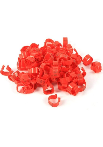 Beyaz Stil 20 mm Numaralı Plastik Kümes Tavuk Ördek Kazı Bacak Bantları Halkaları Kelepçe Piliç Kimlik Bandı (Yurt Dışından) indirimleri