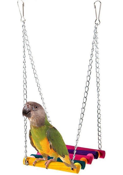 1 Adet Tarzı Kuş Salıncak Oyuncakları Kuşlar Için Asılı Salıncak Paraket Papağanlar Için Asılı Kafes Oyuncakları Incir Papağanları Macawlar Saka Kuşları Renkli (Yurt Dışından) modelleri