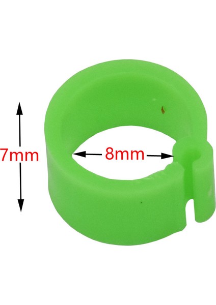 Pembe Tarzı Iç Çap 8 mm Kuş Güvercin Ayak Halkası On Renk Metinsiz Hafif Ağırlık Hareket Özgürlüğü Kümes Kuşu Halka Kuş Taşıma. (Yurt Dışından) fırsatları