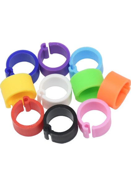 Pembe Tarzı Iç Çap 8 mm Kuş Güvercin Ayak Halkası On Renk Metinsiz Hafif Ağırlık Hareket Özgürlüğü Kümes Kuşu Halka Kuş Taşıma. (Yurt Dışından) indirimleri