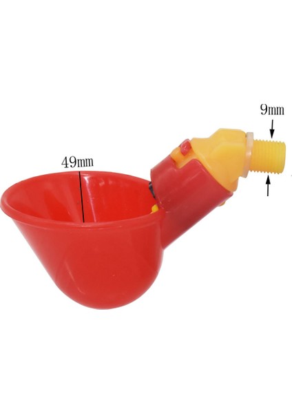 Altın Tarzı M Beden Sarı Emzikli Çiftlik Kümes Içme Sistemi Otomatik Bıldırcın Içme Kabı Tavuk Suluğu (Yurt Dışından)