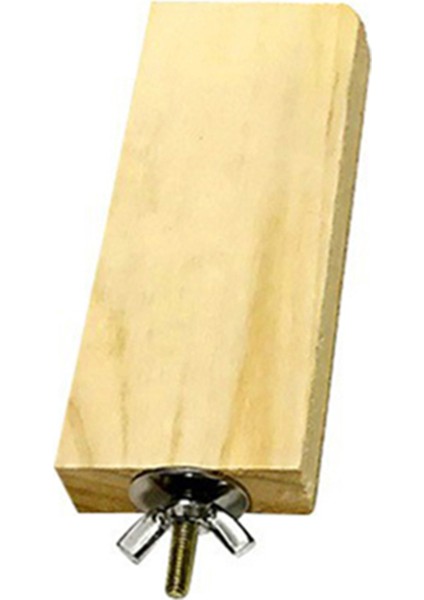 S Tarzı 1 Adet Yeni Evcil Kuş Papağan Ahşap Stand Dalağı Tırnak Öğütme Oyuncakları Asma Kafes Dekor Pati Taşlama Oyuncakları Evcil Hayvan Malzemeleri (Yurt Dışından)