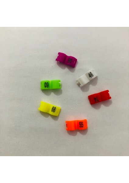 Turuncu Tarzı 5.0mm Iç Kanarya Klip Halkalar Güvercin Papağan Ayak Halkaları Küçük Kuşlar Ayak Halkaları Numaralı (Yurt Dışından) fırsatları